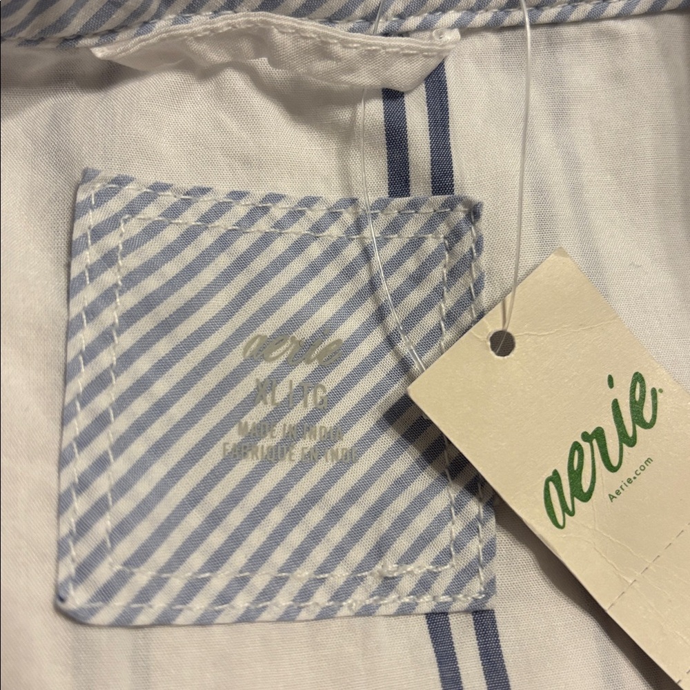 Aerie Good Day Button Down Shirt - Picture 9 of 11